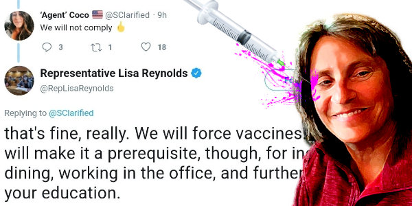 Oregon State Rep, Lisa Reynolds, Pushing For ‘Forced’ Vaccinations…